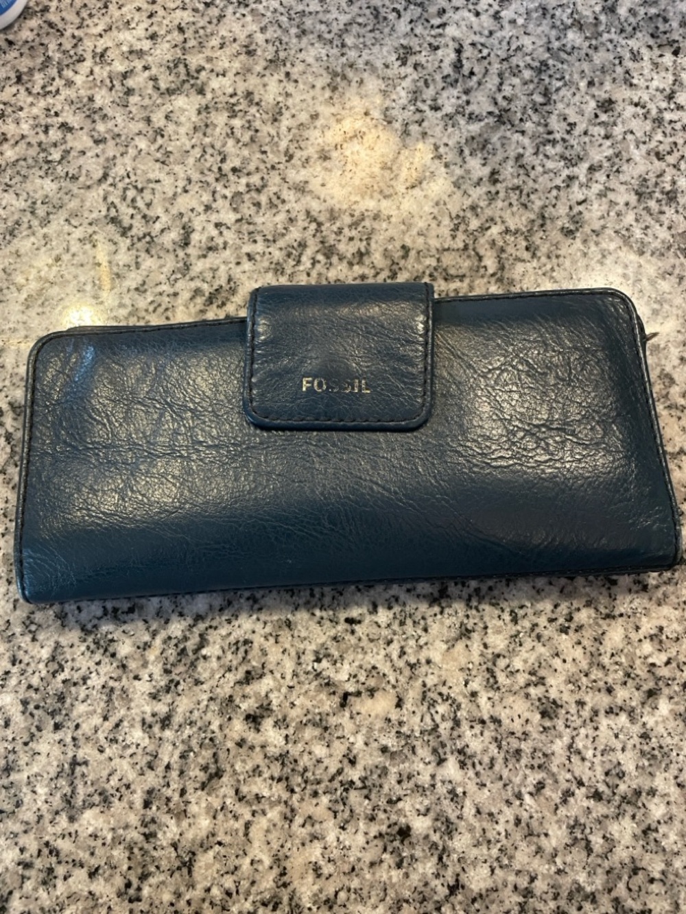 Blue Fossil Wallet
